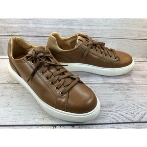 Samuel Hubbard Mens Sunset Sneaker Tan Leather M1650-002 size 9 **CLEAN**